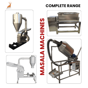 10 HP മസാല ഗ്രൈൻഡർ മെഷീൻ - ss304 പ്ലാന്റ് - റെയിൻഡിയർ മെഷിനറി